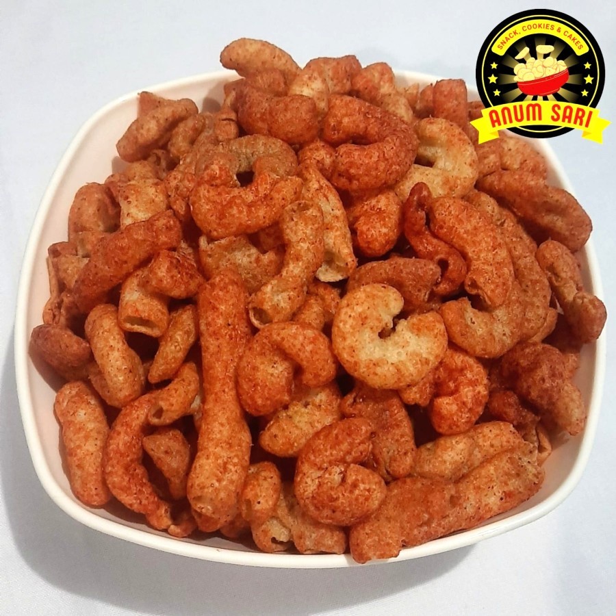 

Olivoliv Snack Rg Makaroni Pedas Empuk Gurih 250 Gram - Anum Sari