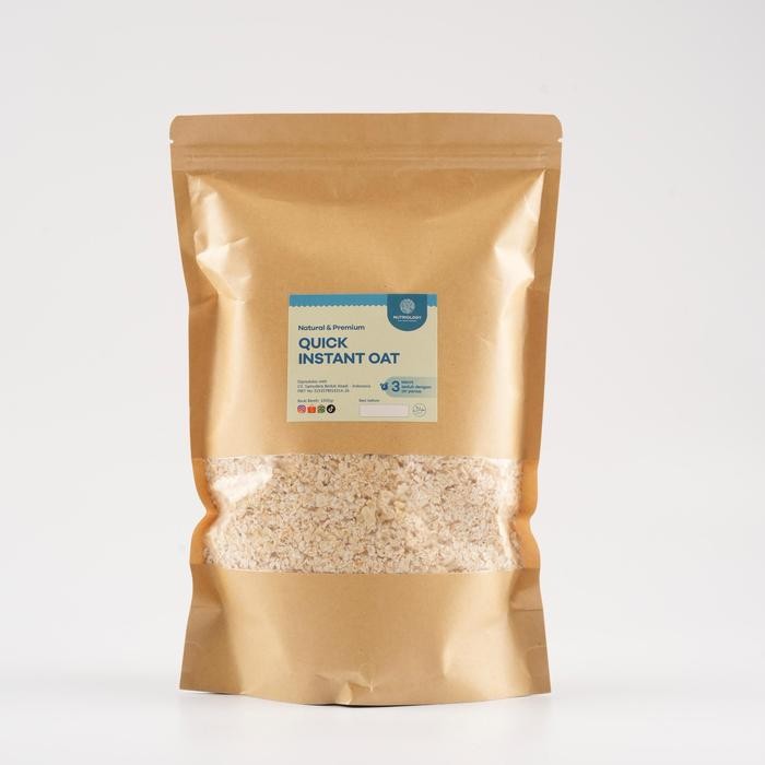 

JTTOP" QUICK INSTAN OAT OATMEAL GANDUM INSTANT OATS 1 KG NATURAL PREMIUM ALAMI CEREAL SEREAL BUBUR