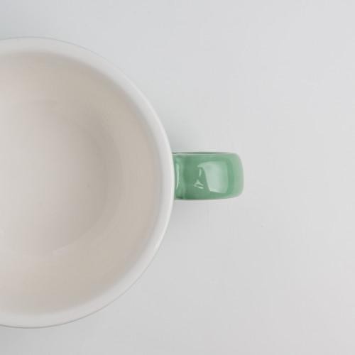 New ` BREW Coffee Cup 200cc (GREEN) / Gelas Cangkir Mug Keramik / Cafe