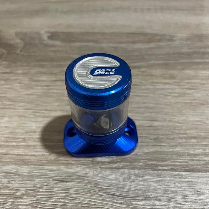 QUALITY TUTUP MINYAK REM DEPAN CNC TABUNG KACA MODEL STEMPEL YAMAHA NMAX AEROX