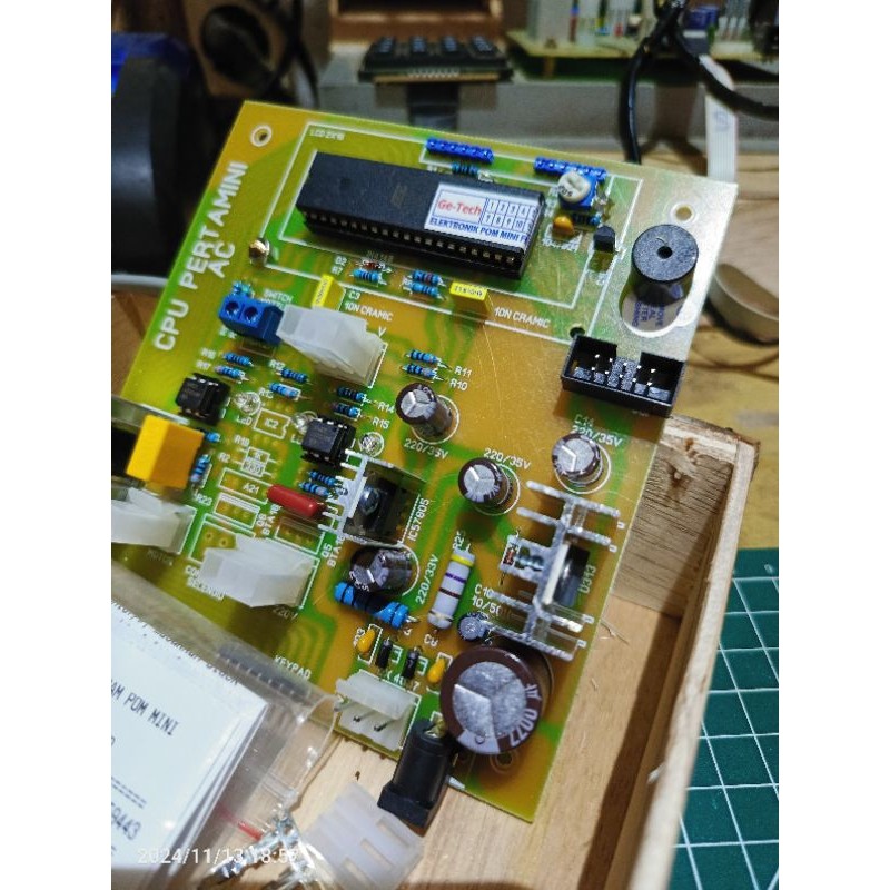 Original IC Program Pom Mini Atmega 16A Isi Program Pertamini Versi Menu Kode Standar Anti Error