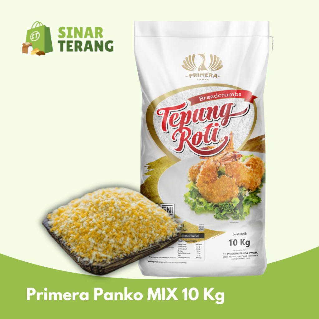 

PRIMERA PANKO MIX BREAD CRUMB / TEPUNG ROTI / PANIR 10 KG