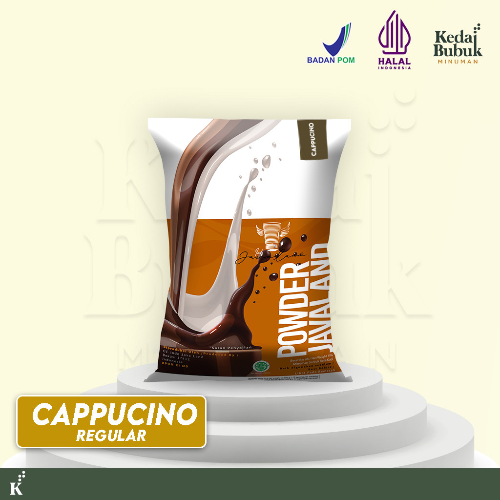 

Javaland Bubuk Minuman Rasa Cappucino 1Kg - Regular Plain Bubble Drink
