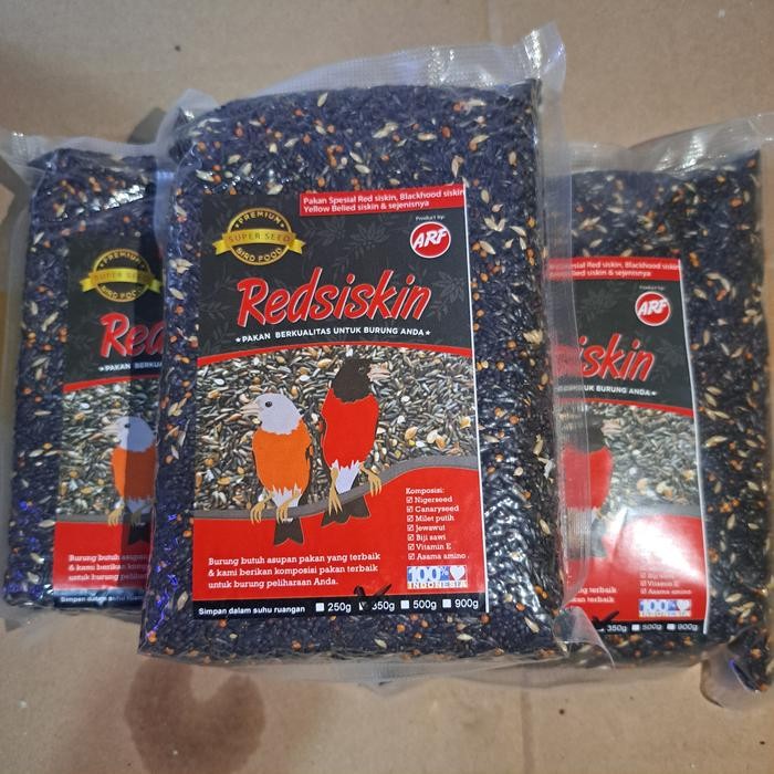 Murni Petshop - Pakan Redsiskin Niger Seed Red Siskin Biji-Bijian Redsiskin