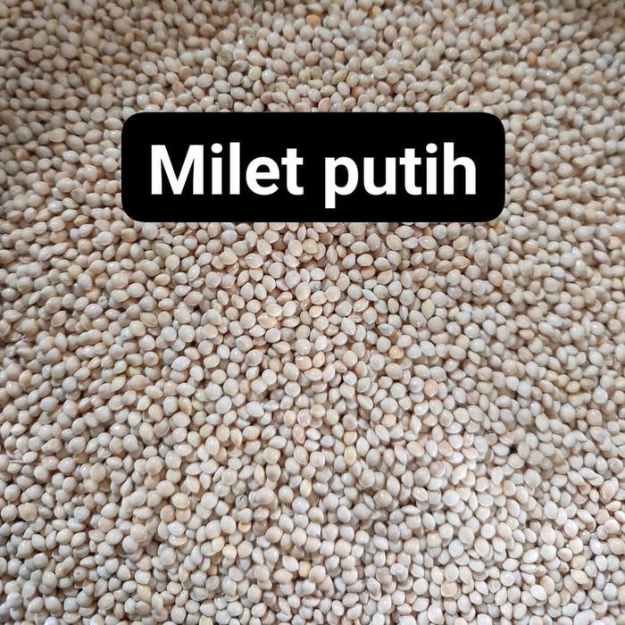 Murni Petshop - Milet Putih 1Kg Bersih Millet Putih