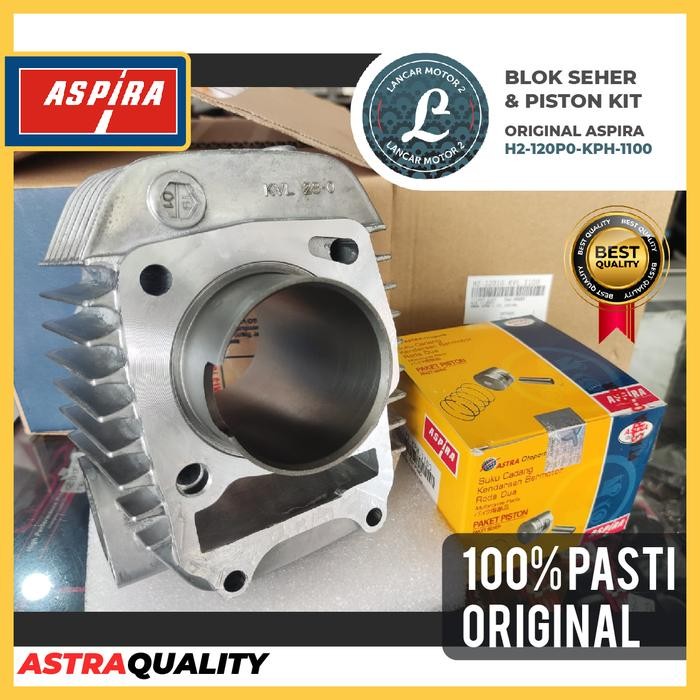 Blok Seher Piston Kit KARISMA SUPRA X 125 KVL Original ASPIRA HONDA