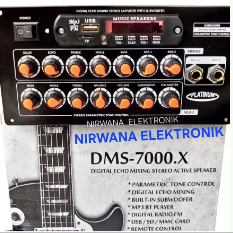 KIT POWER AMPLIFIER MIXING MP3 BLUETOOTH DMS 7000 X