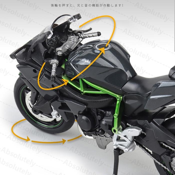 ABSOLUTELY Kawasaki Diecast Motor Balap Gp Kawasaki / Diecast Motor Balap Sport Ducati / Diecast