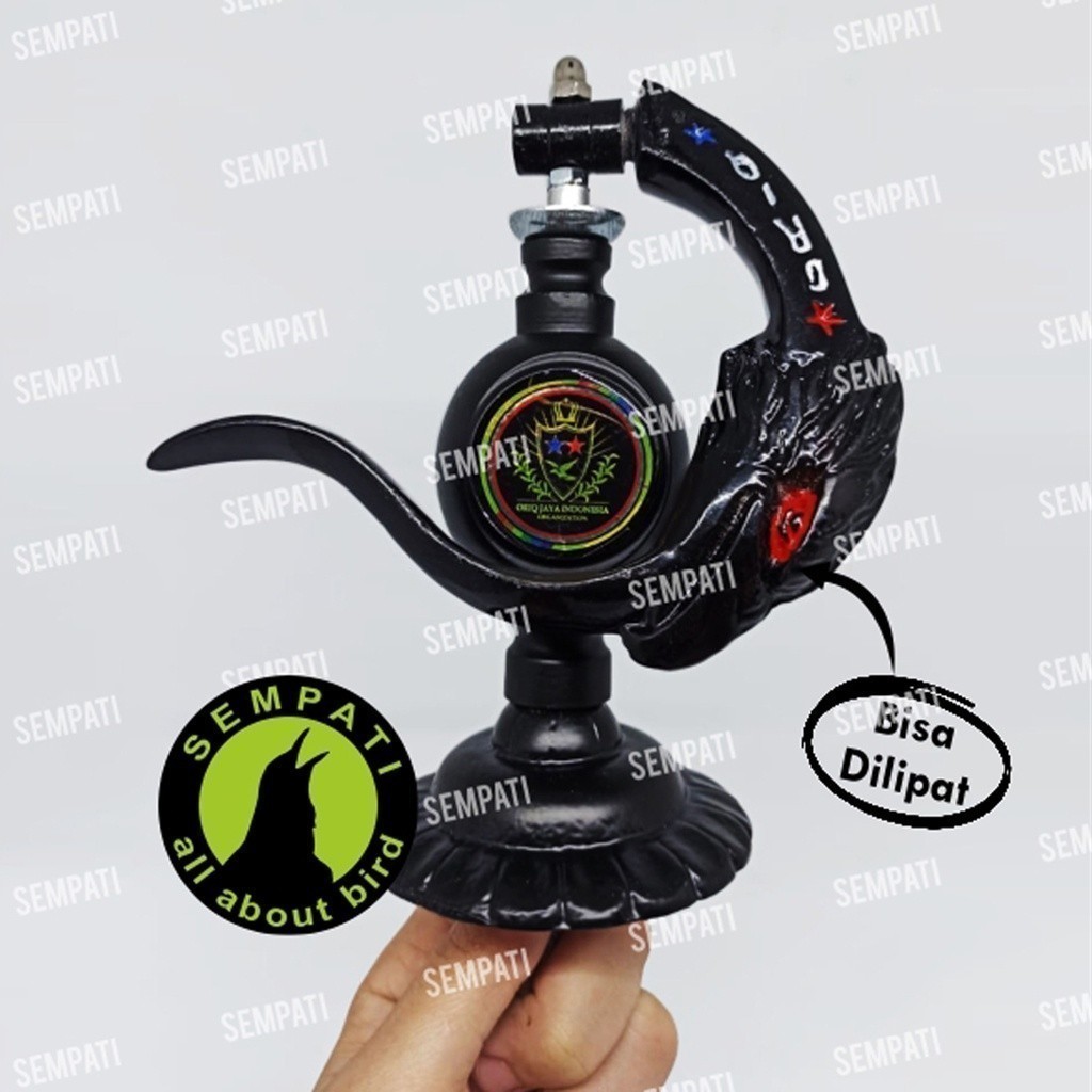 SEMPATI GANTUNGAN LIPAT ORIQ JAYA PION BESI ALUMUNIUM SANGKAR KANDANG BURUNG LOVEBIRD LOVE BIRD