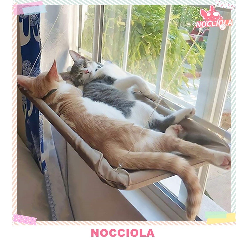 Tempat tidur kucing Kursi Hammock Jendela Kucing - Tempat Tidur Hammock Kucing Besar untuk