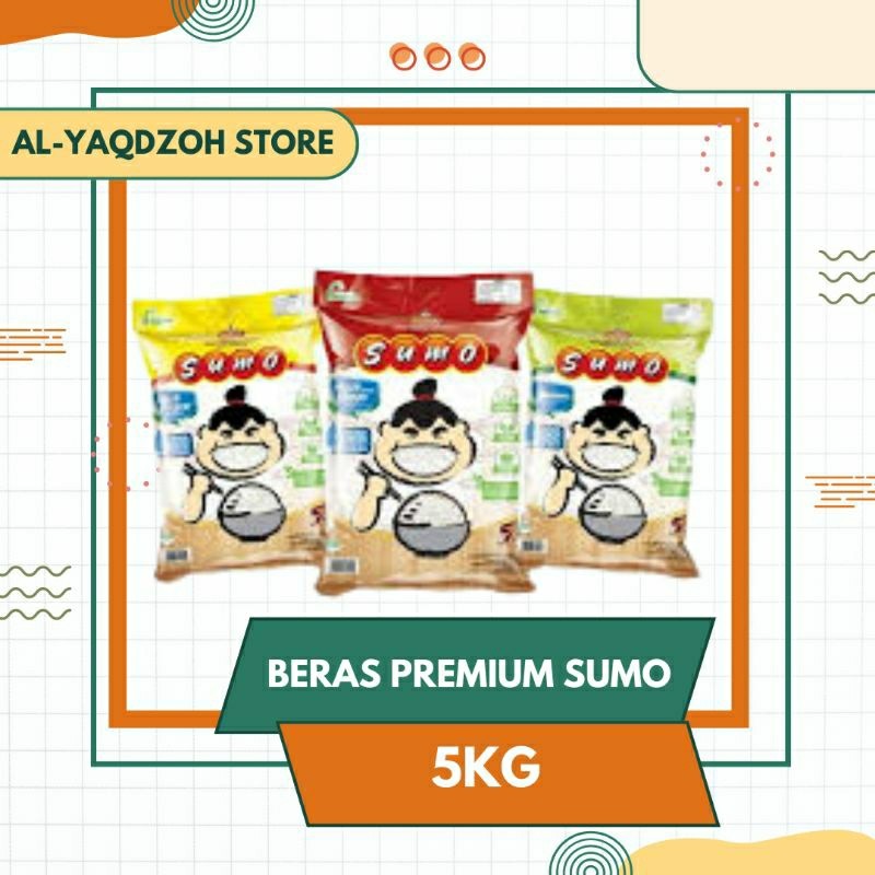 

Beras Premium SUMO 5Kg Tanpa DICUCI tetap BERSIH