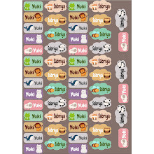 

Sticker DTF UV Custom Nama Tulisan Gambar Bunga Hewan Tanaman Anak Buku B