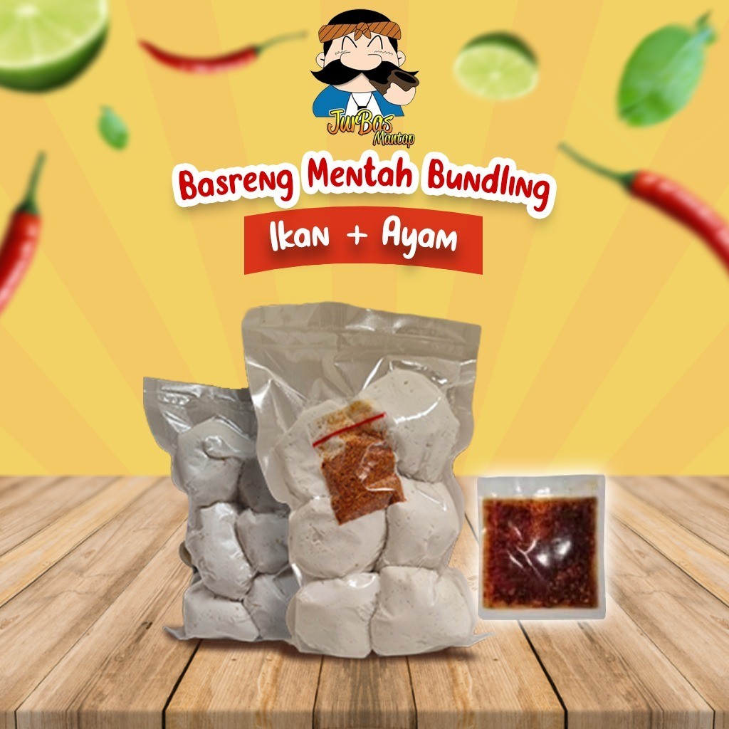 

[ISI 2] Bundling Basreng Mentah Ikan +Ayam