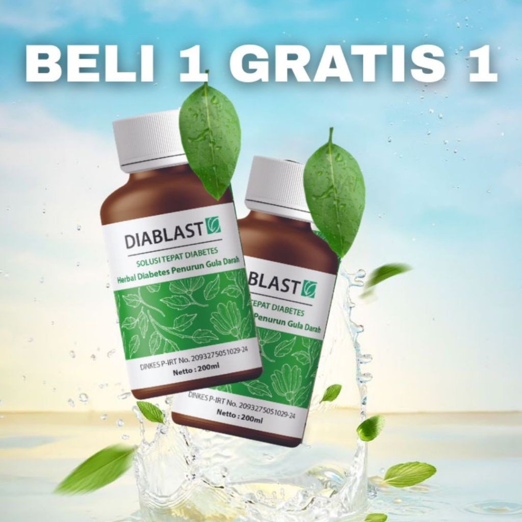 

BELI 1 GRATIS 1 DIABLAST BEBAS DIABETES SELAMANYA