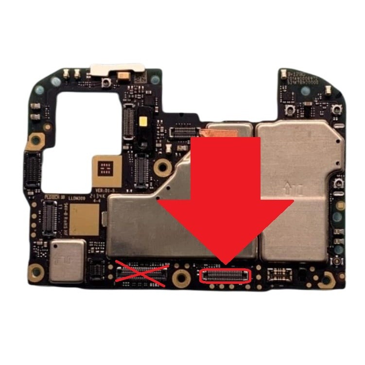 Konektor Mainboard Kompatibel Redmi Note 10s Pasangan Flexible Ui 40 Pin di MESIN 1 PCS