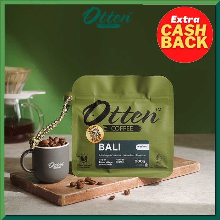 

Kopi Arabica Bali Kintamani 200g Kopi Arabica - Biji / Bubuk Kopi Otten Coffee