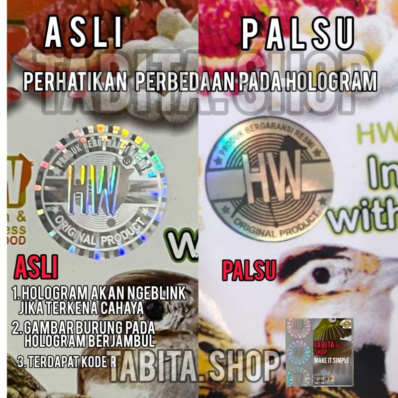 GOLDEN SEEDS HW Pakan Burung Branjangan, LoveBird, Kenari