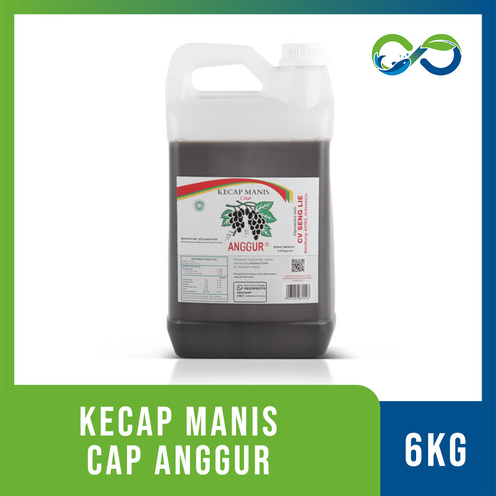 

[AquaEcoFarm] Kecap Manis Cap Anggur 6KG Jerigen Bandung