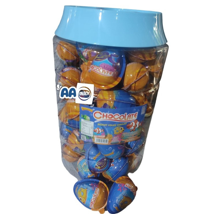 

LIANGGUI BISKUIT COLEK COKELAT FISH EGG ISI 60 X 6 GR