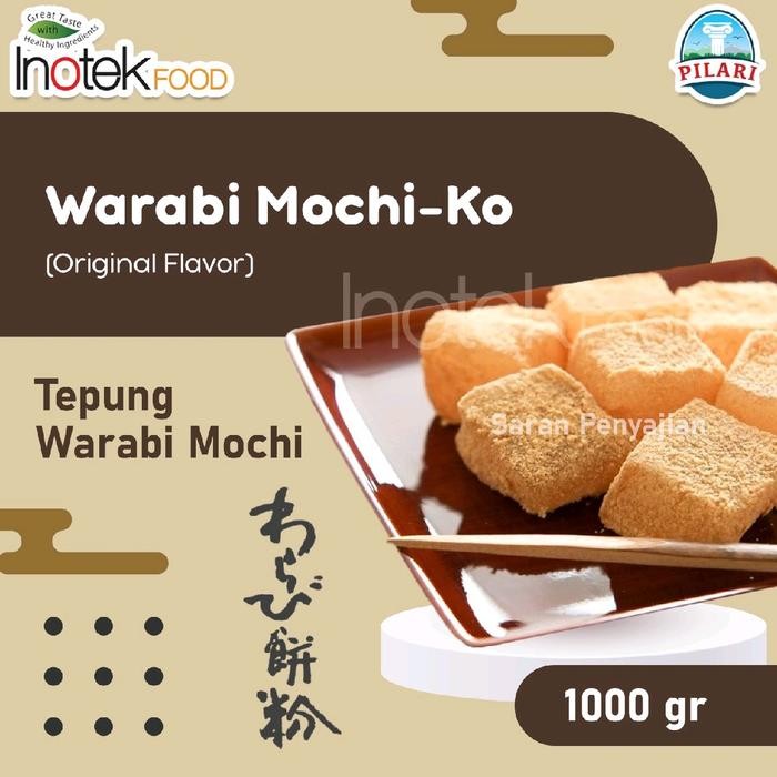 

Warabi Mochi-Ko Rasa Original 1Kg (Tepung Mochi Warabi Khas Jepang) Soft & Chewy Promo