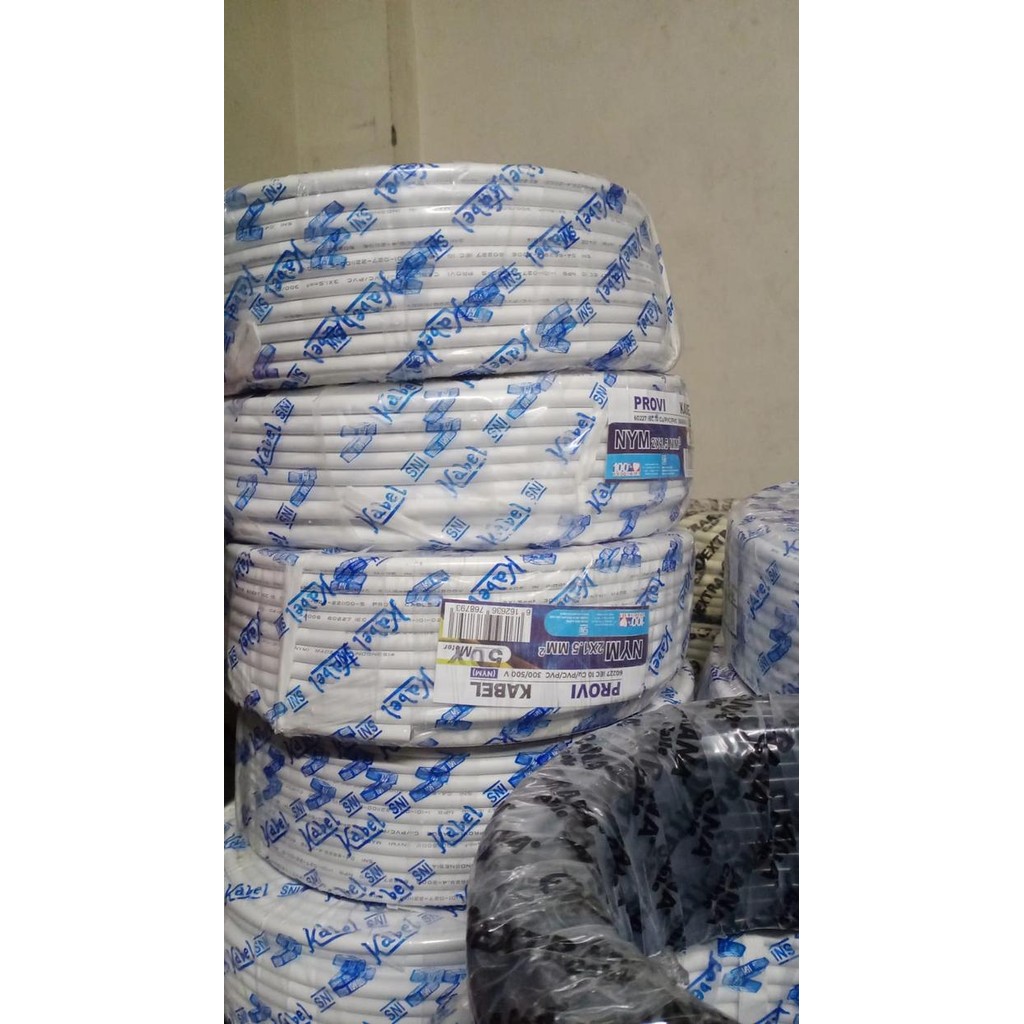 Arius Provi Myvo Kabel Nym Kawat Tembaga Murah 3X2,5 Roll Rollan Sni