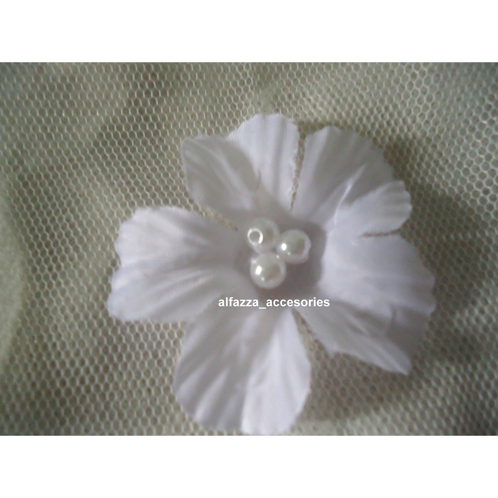 [panjang 2m putih bersih] Kerudung Pengantin Mutiara / Slayer Pengantin / Veil Weding / Slayer