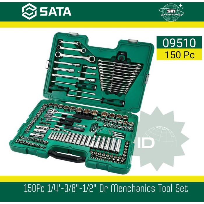Ta_ Sata Kunci Shock Set Soket Socket Kunci Ring Set 09510