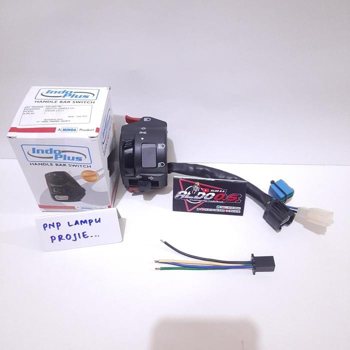 PREMIUM Saklar Kiri Old Vixion Ori Minda PNP New Vario 125 150 Lampu Projie