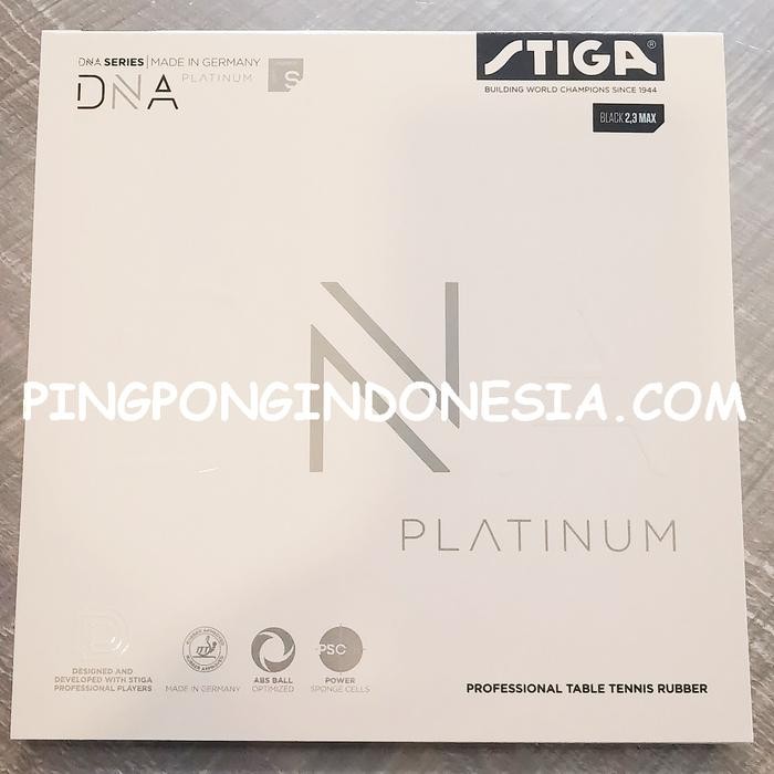 PREMIUM Stiga DNA Platinum S Soft - Karet Rubber Pingpong Tenis Meja Bat Bet