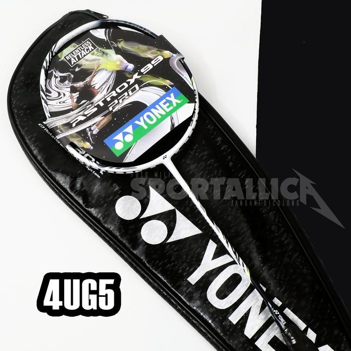 PREMIUM Raket Badminton Yonex Astrox 99 Pro White Tiger 4UG5