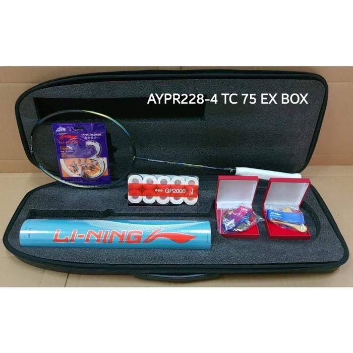 PREMIUM Raket Badminton LINING TURBO CHARGING 75 EX / EXTREME LIMITED EDITION