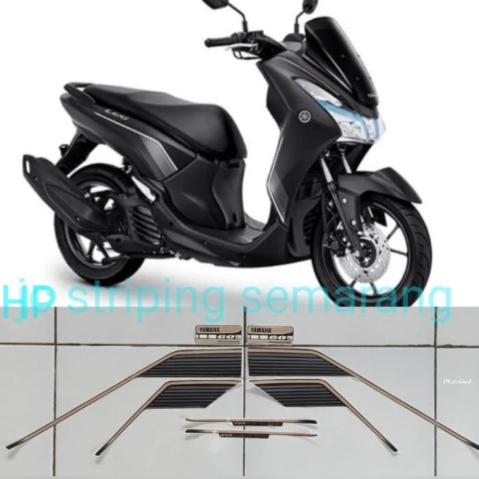 PREMIUM Striping Yamaha Lexi 125 th 2022 Hitam