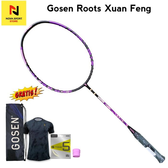 PREMIUM Gosen Raket Badminton Roots Xuan Feng