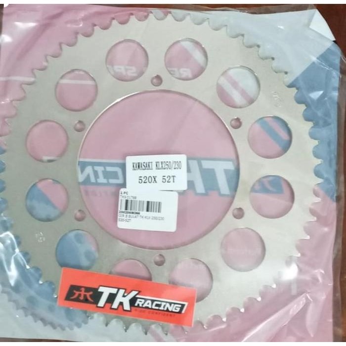 PREMIUM Gir Gear Belakang 520 45 46 47 48 49 TK racing Kawasaki KLX DT 250 230