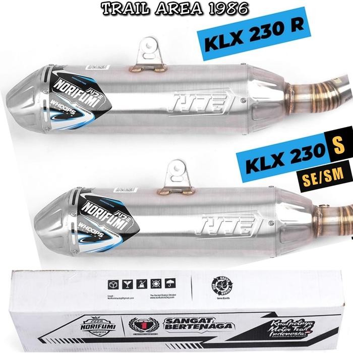 PREMIUM Knalpot Norifumi WHOOPS KLX 230 S SE SM KLX 230 R 250 CRF 250 Original