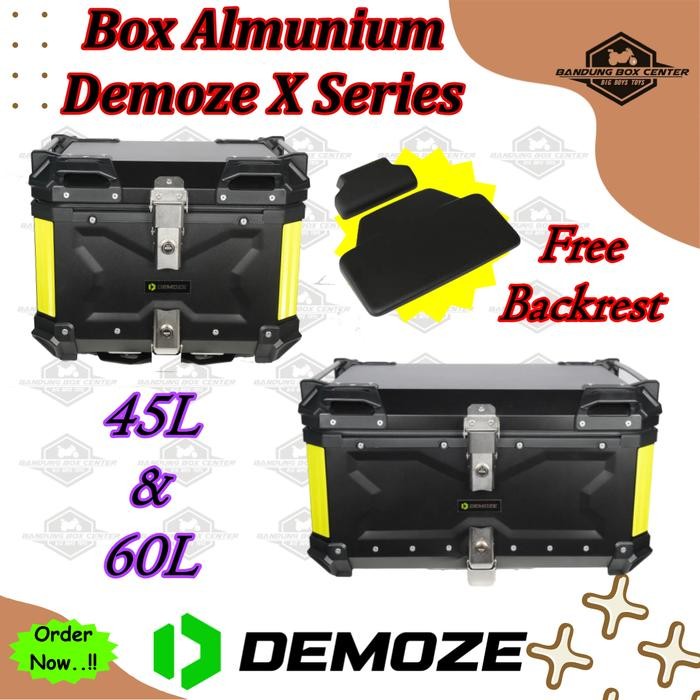 PREMIUM Box Motor Pannier Import DEMOZE Box Panier Box Pannier Box Almunium Top Box Box Touring X