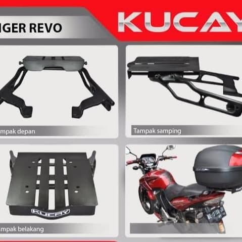 PREMIUM Bracket box motor kucay geser honda tiger revo tirev givi kappa shad