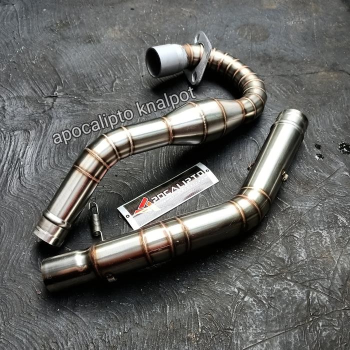 PREMIUM Leher Knalpot Tiger Trail GL Megapro CB custom rangka KLX