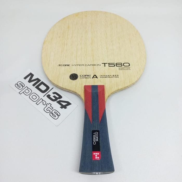 PREMIUM KAYU TMOUNT TCORE HYPER CARBON T560 - Kayu / Blade / bet pingpong