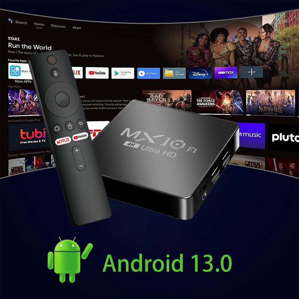 android tv box decoder 2024 4k android 13 mx10 f1 digital wholesale onn certificado smart android tv