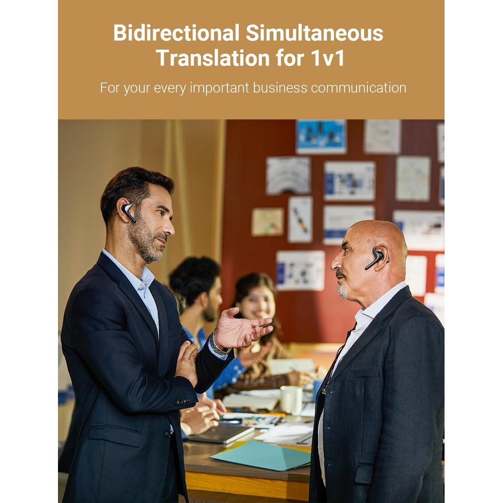 Timekettle W4 Pro AI Interpreter Earbuds Bidirection Simultaneous Translation Translator Device Supp