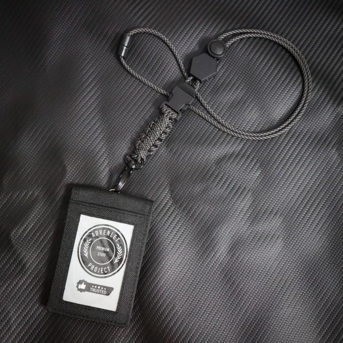 

Lanyard Id Card Holder Canvas Tali Paracord 4Mm Tactical Militer Terlaris