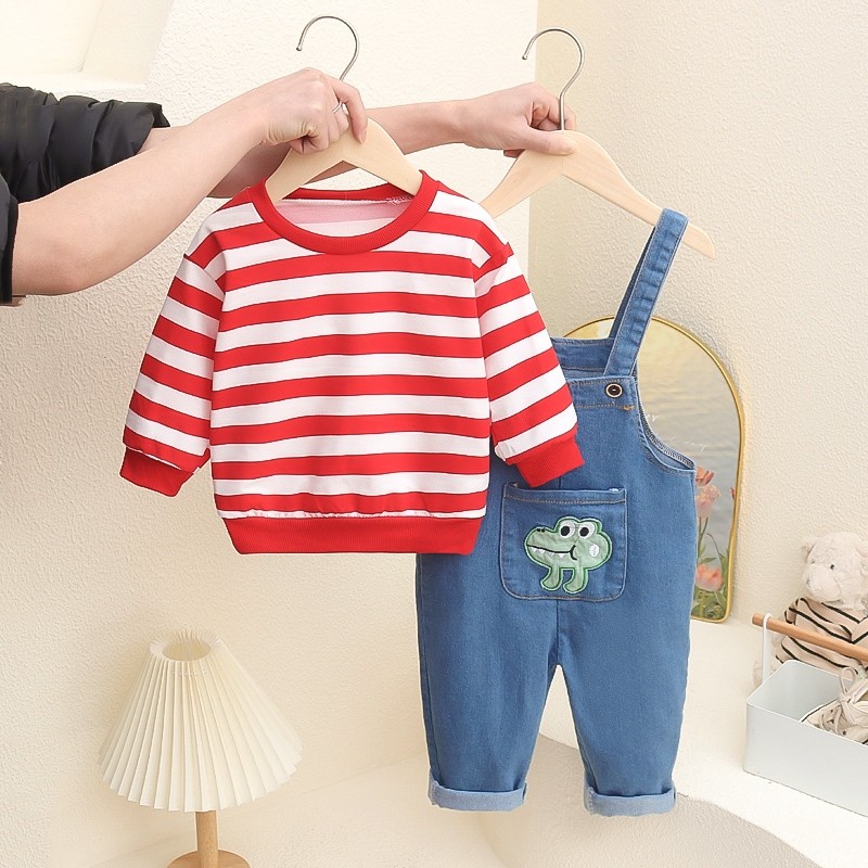 RB223 Setelan Baju Kodok Anak Laki-Laki Kodok Anak Lucu 1-6 tahun