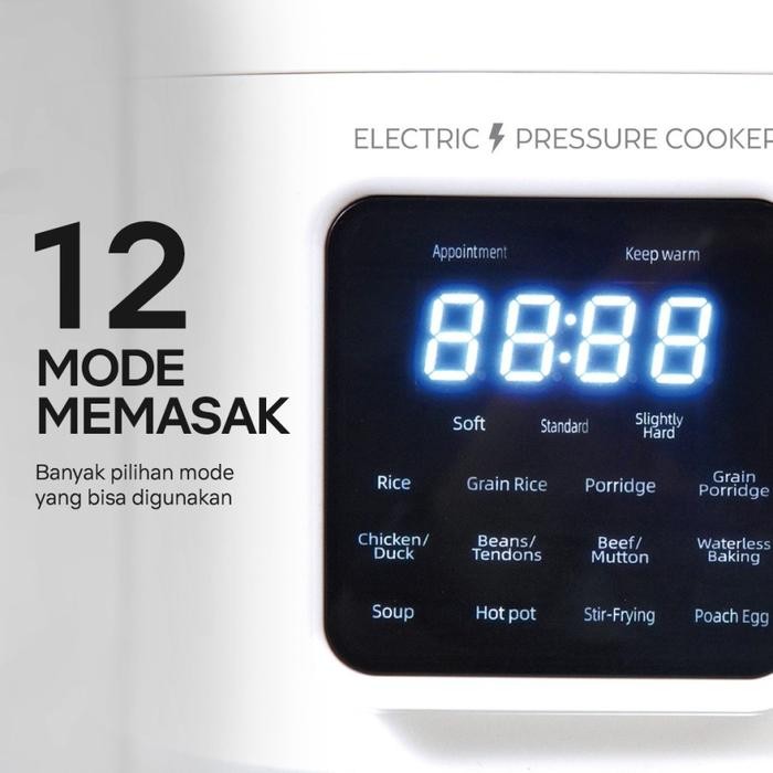 Oxone Presto Elektrik Multifungsi Master Electric Pressure Cooker OX-281