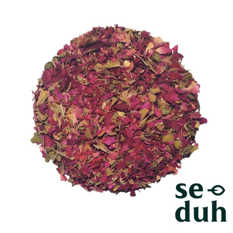 

(Grade B) Rose Petal Flakes Low Grade / Rose Petal Food Grade / Teh Bunga Mawar Murni 50 gram