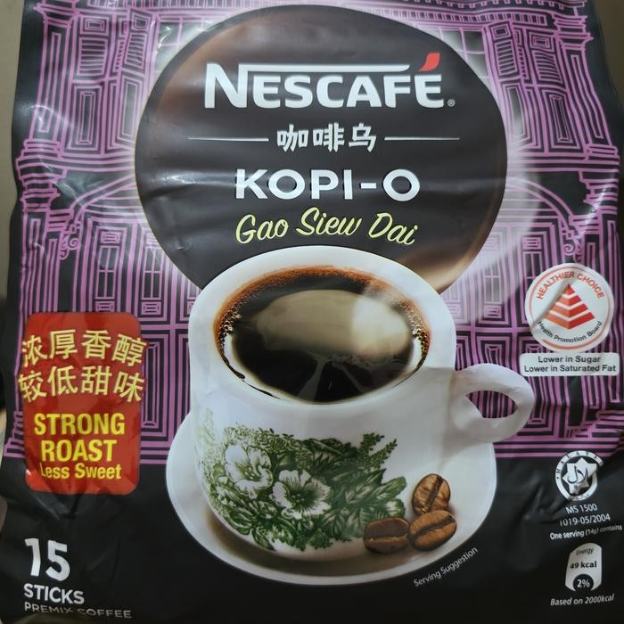 

Terlaris Nescafe Kopi-O Gsd Strong Roast Less Sweet Ongkir Termurah