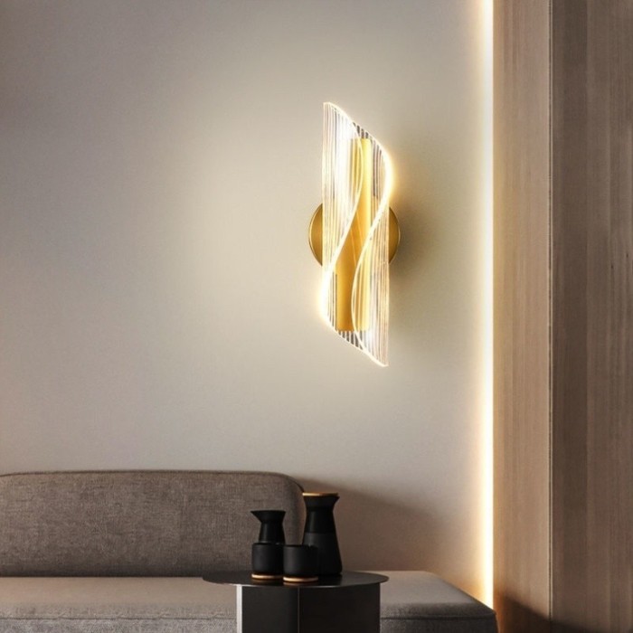 Lampu tidur aesthetic Lampu kamar aesthetic hias ruang tamu dinding led modern lampu wall moulding