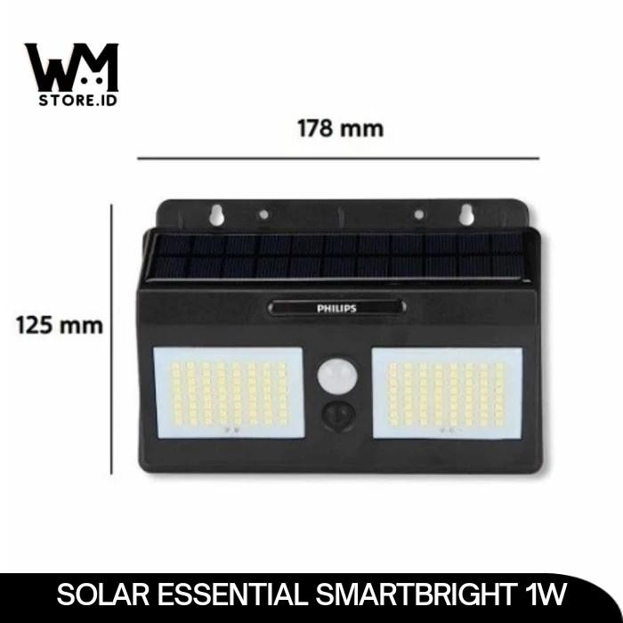 Philips Smart bright Lampu Dinding Solar Wall Light Medium solar panel
