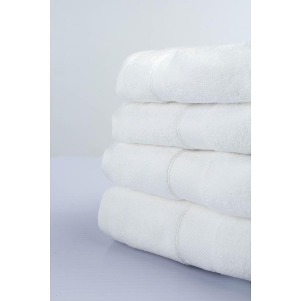 CANNON Harvey Combed Cotton White Towel