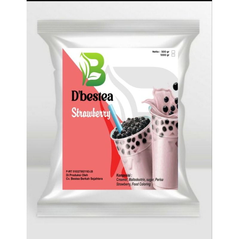 

Bubuk Minuman Regular Rasa Strawberry 500gr